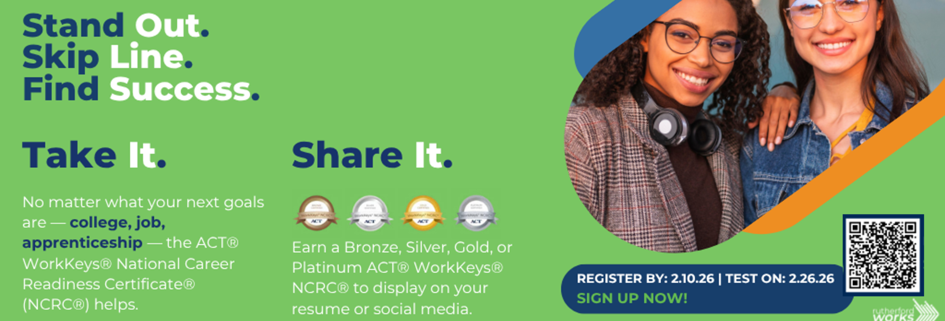 Register for ACT Work Keys