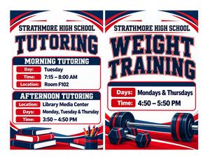 SHS tutoring & Weight Training