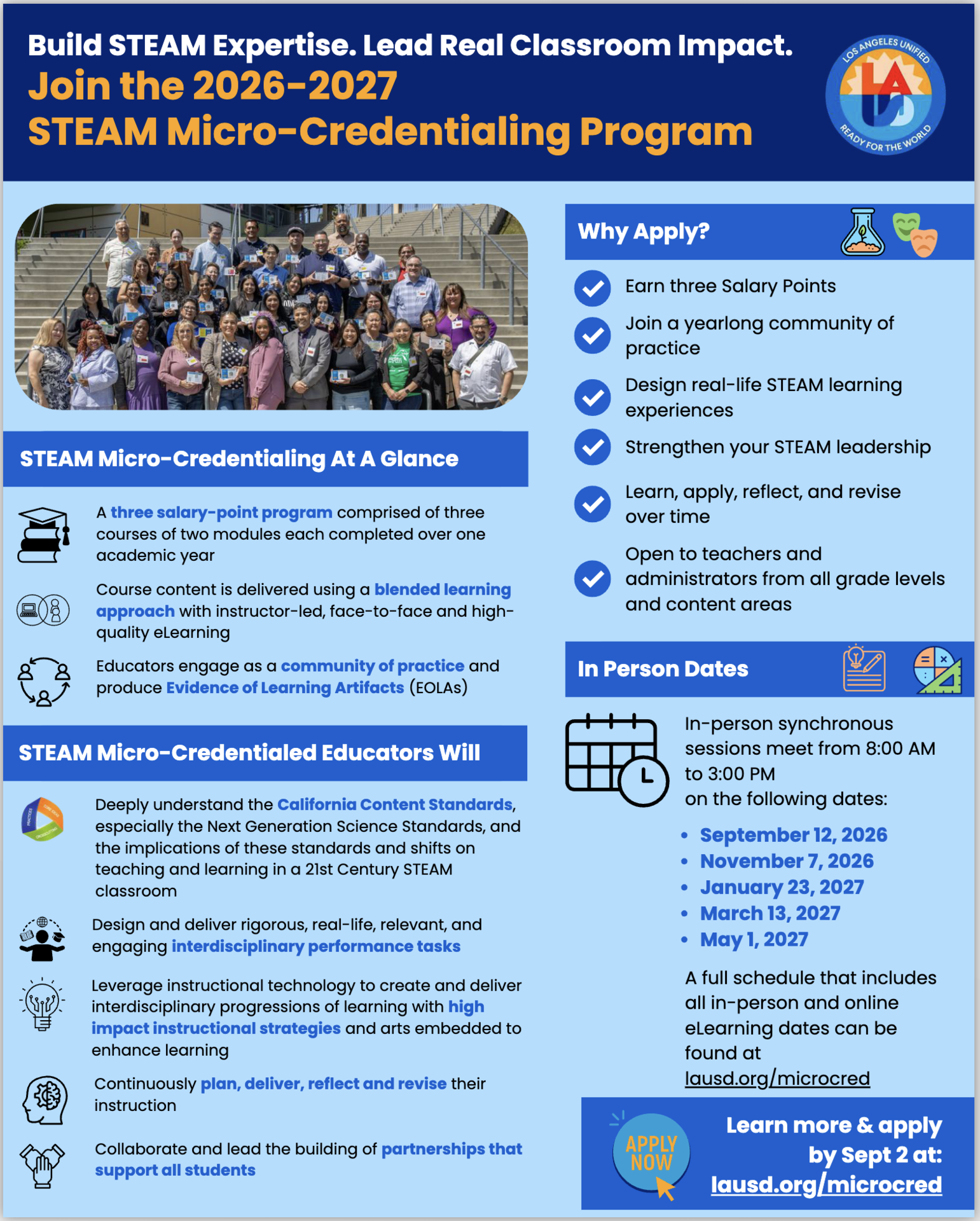 2026-2027 STEAM Micro-Credential