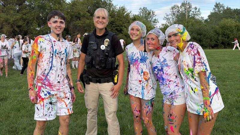 hale students at paint wars