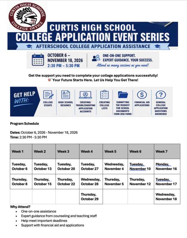 Curtis College Application Series