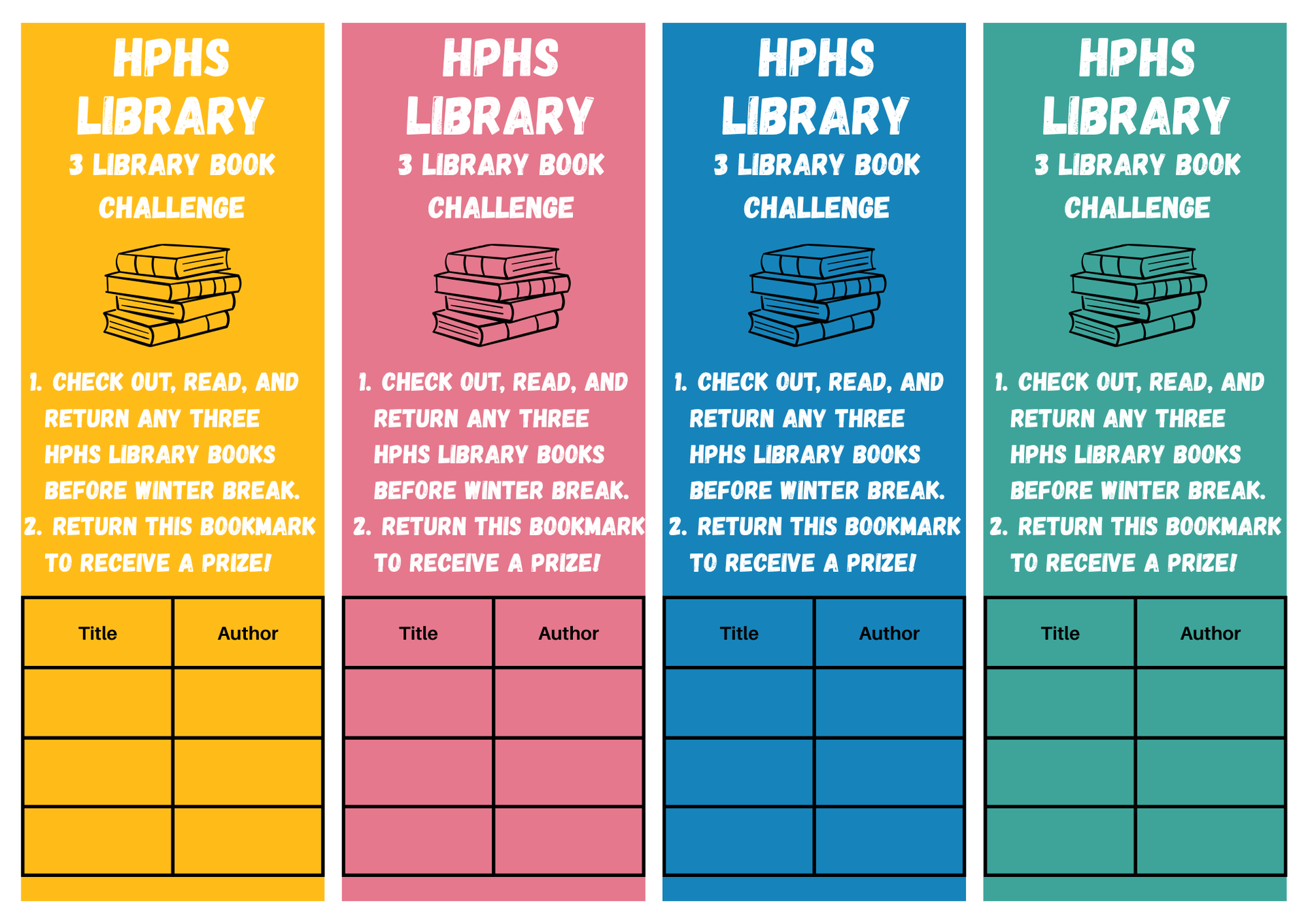 Fall Reading Challenge