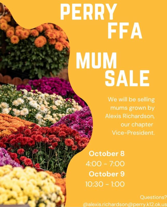 Perry High School Ag Mum Sale