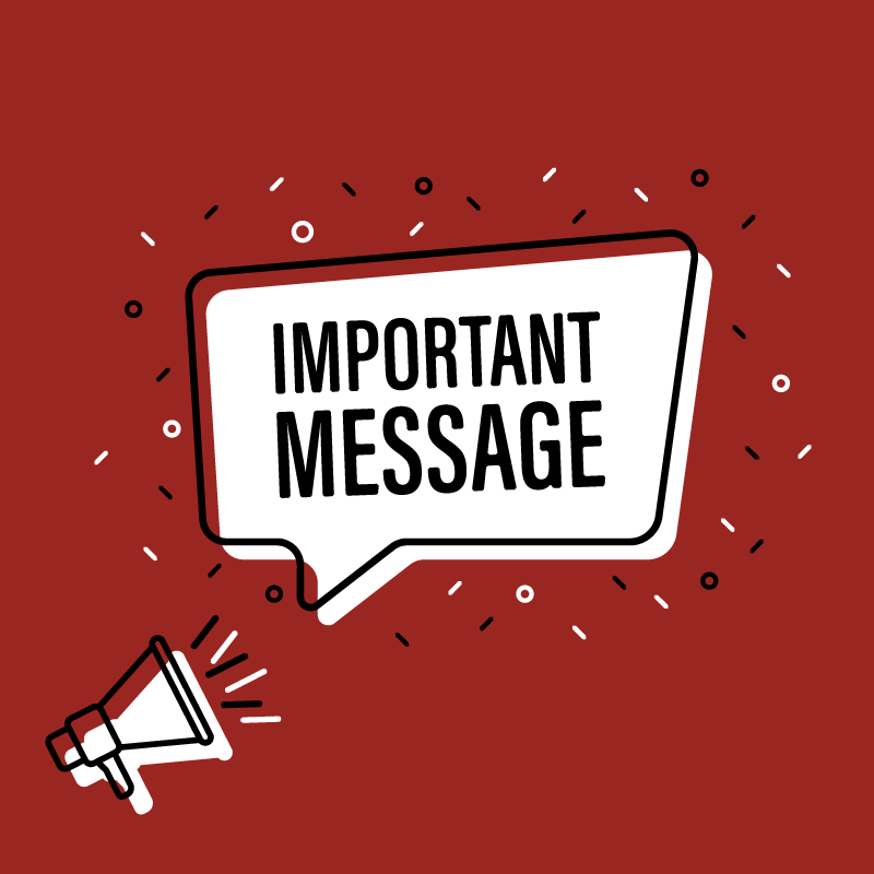 important message