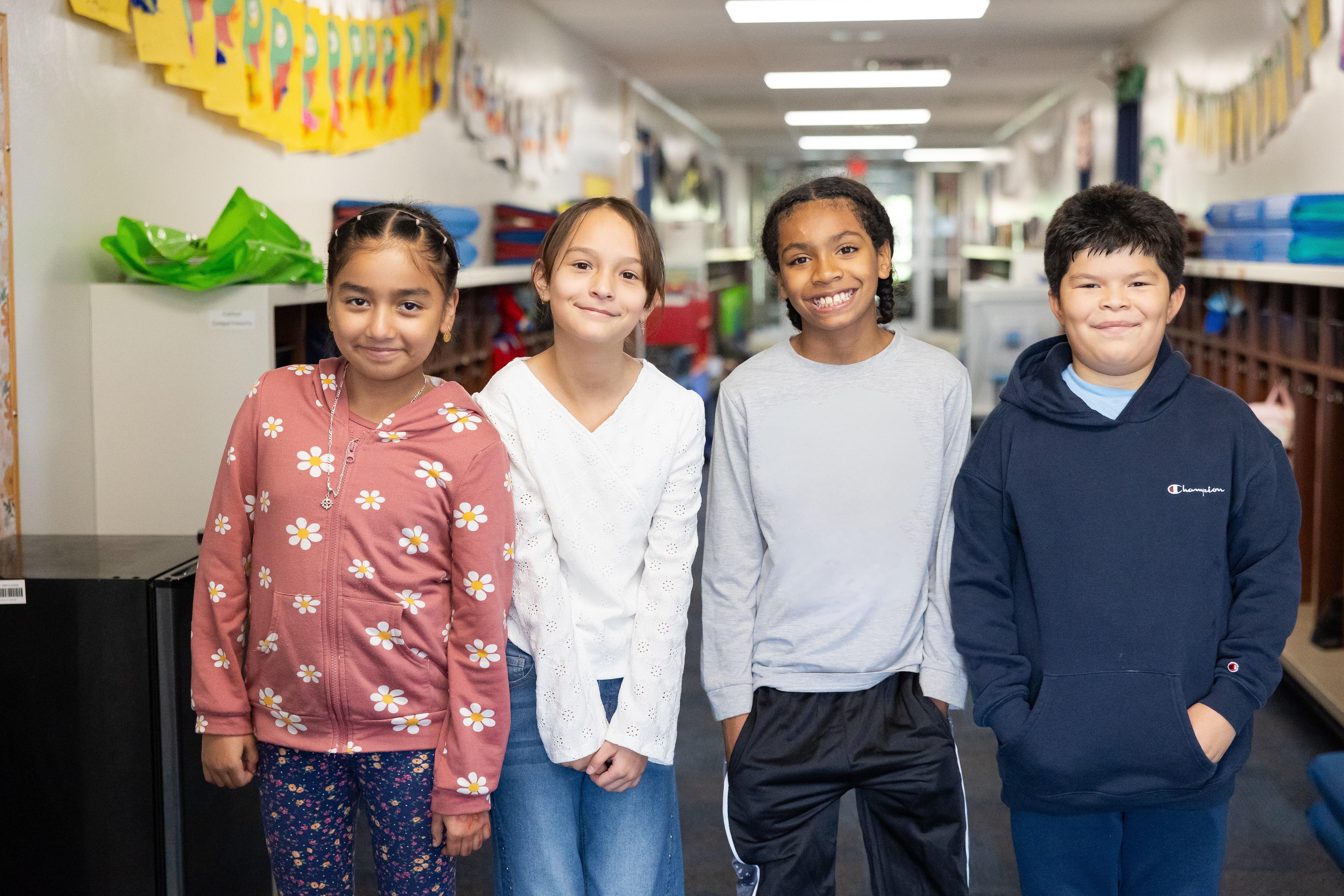 Four Seeds of Health Elementary students
