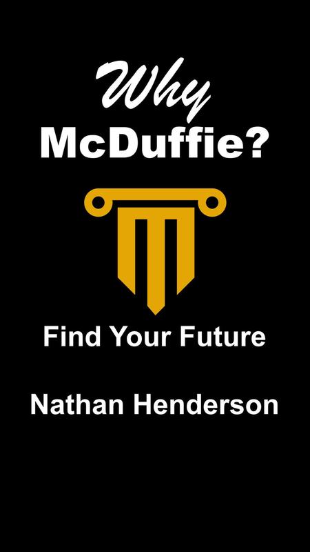 Why McDuffie? Find Your Future: Nathan Henderson Featured Photo