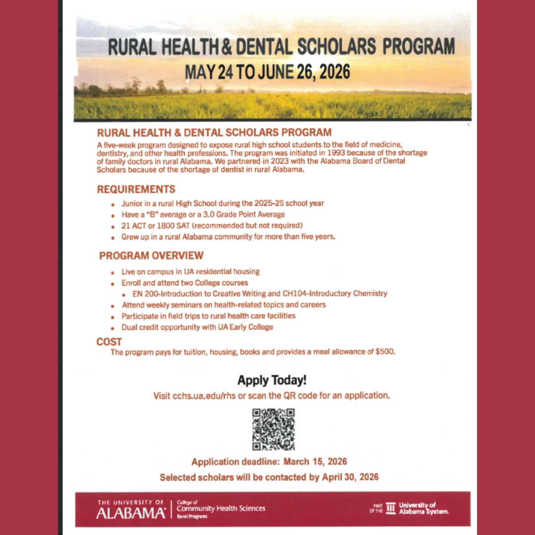 Rural Health & Dental Scholars Program