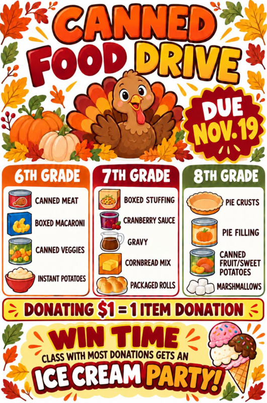 SHJH Canned Food Drive Featured Photo