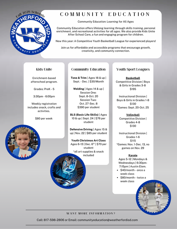 Registration for Fall 2025 Courses & Sports Leagues is Now Open Featured Photo