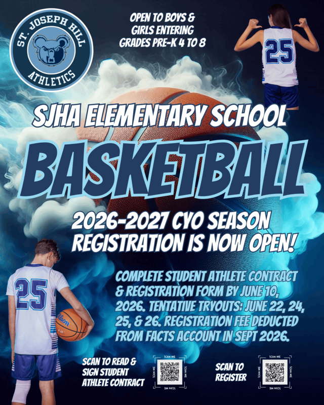 CYO Basketball 2026-2027 Season Now Open Featured Photo