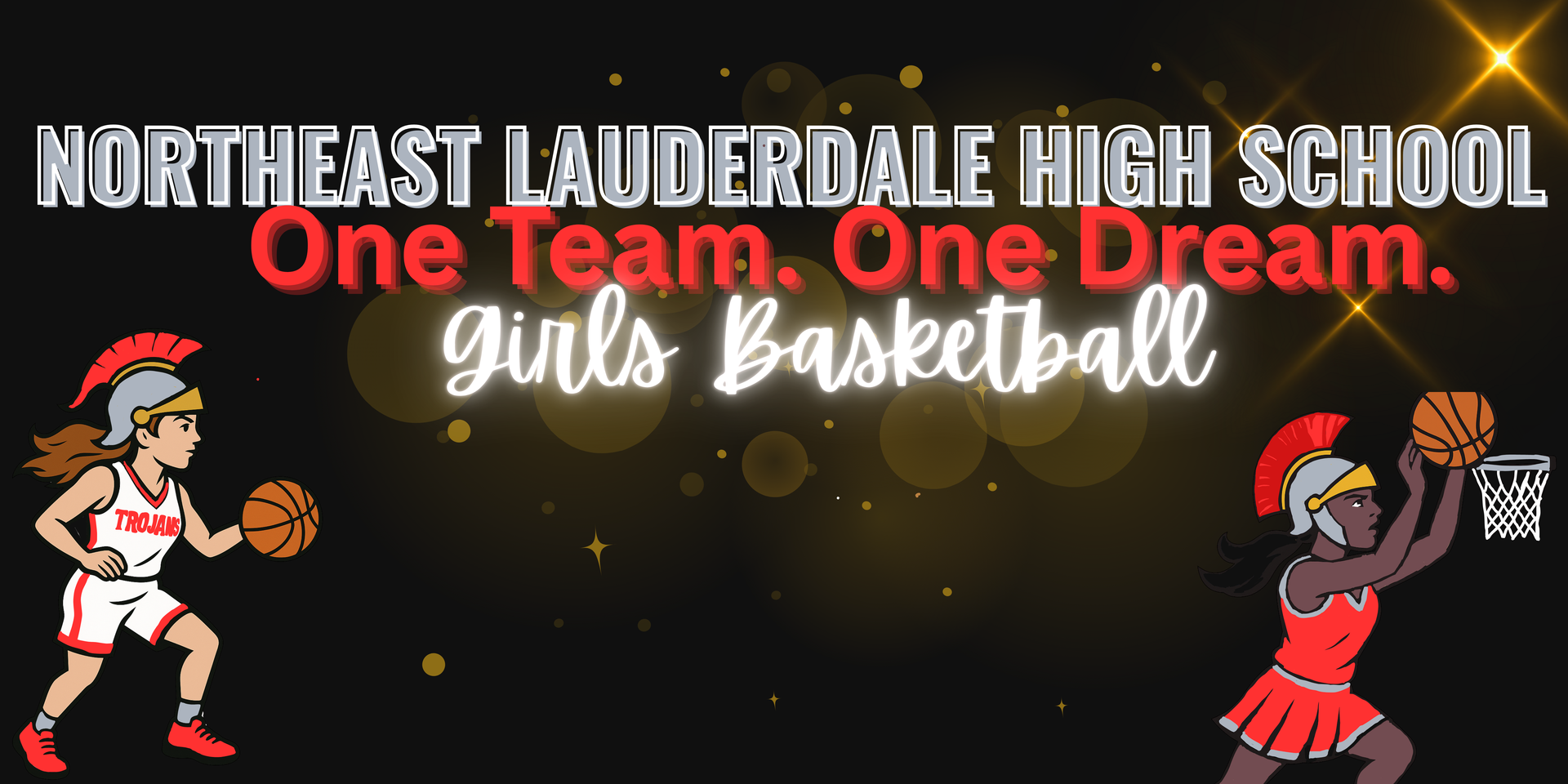 Girls Basketball Banner