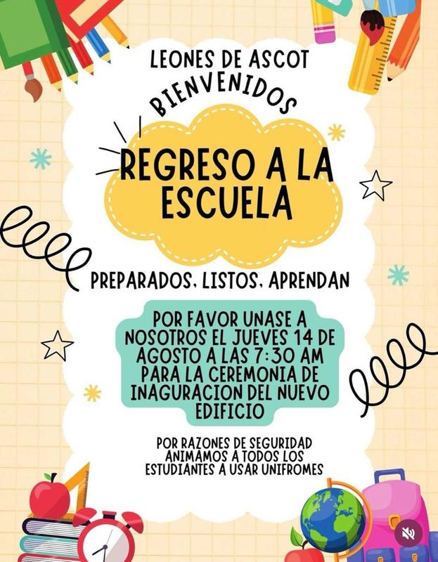 ¡Bienvenido de nuevo a la escuela!