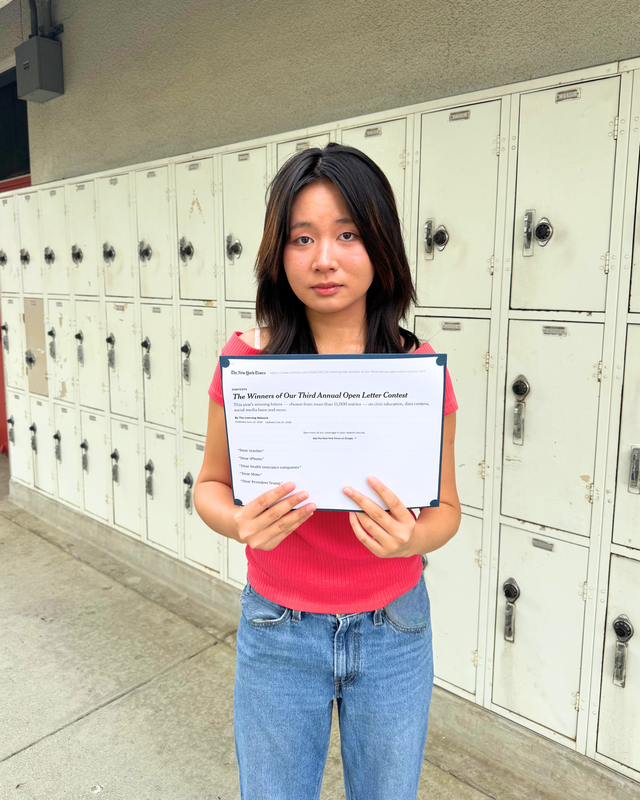 Student, Mindy Lux at Sierra Vista High School, 2026