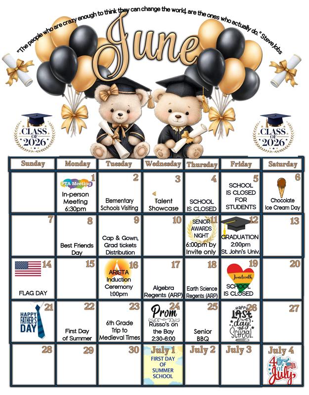 June Calendar