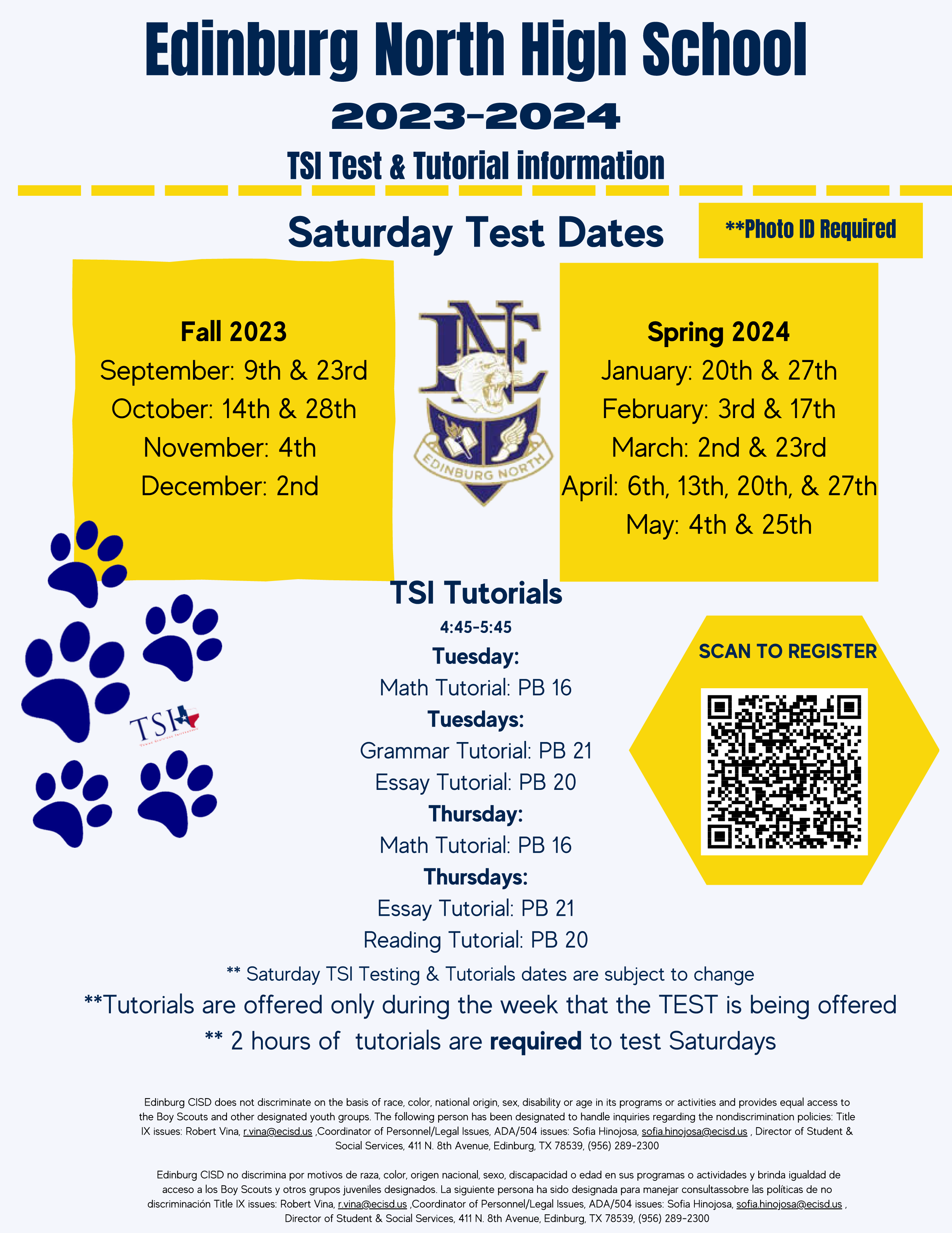 TSIA2 Testing Dates, Tutorial Information and more Financial Aid