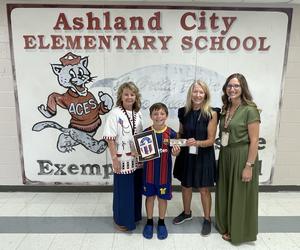 Ashland City Elementary STEM Academy fourth-grader Coleman Batts submitted the winning entry!