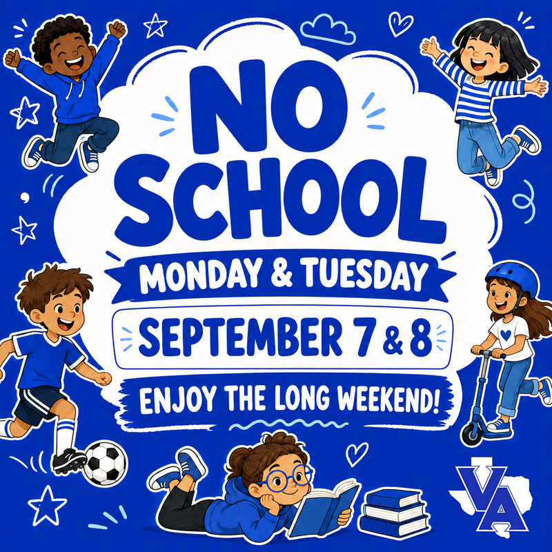 No School for Students Sept. 7–8 Thumbnail Image