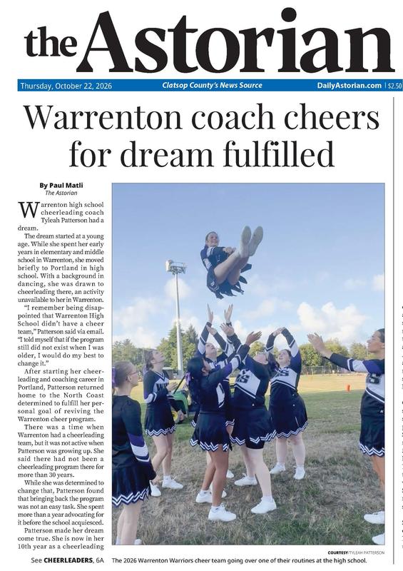 Warrenton Coach cheers for dream fulfilled