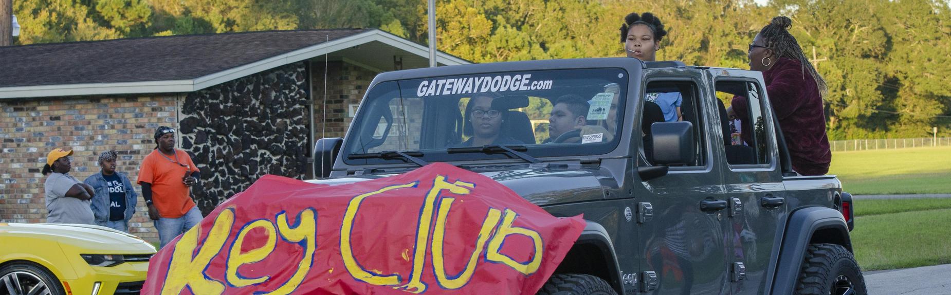 Key Club in Homecoming Parade