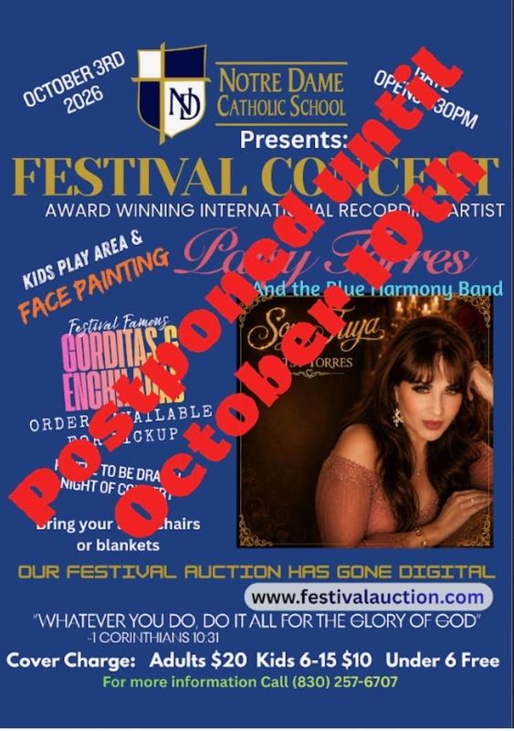 Fall Festival Postponed until October 10th due to weather! Featured Photo