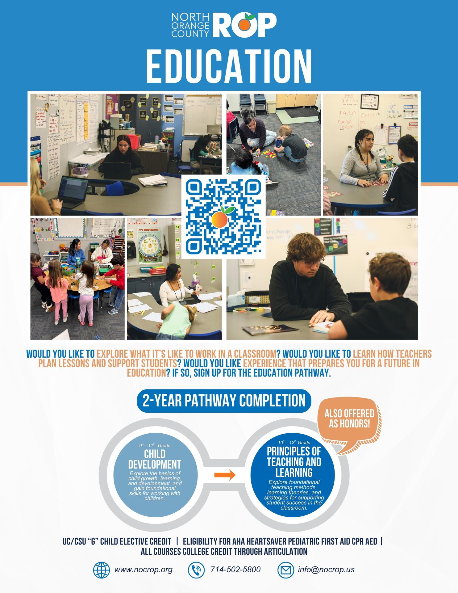 ROP Education flyer