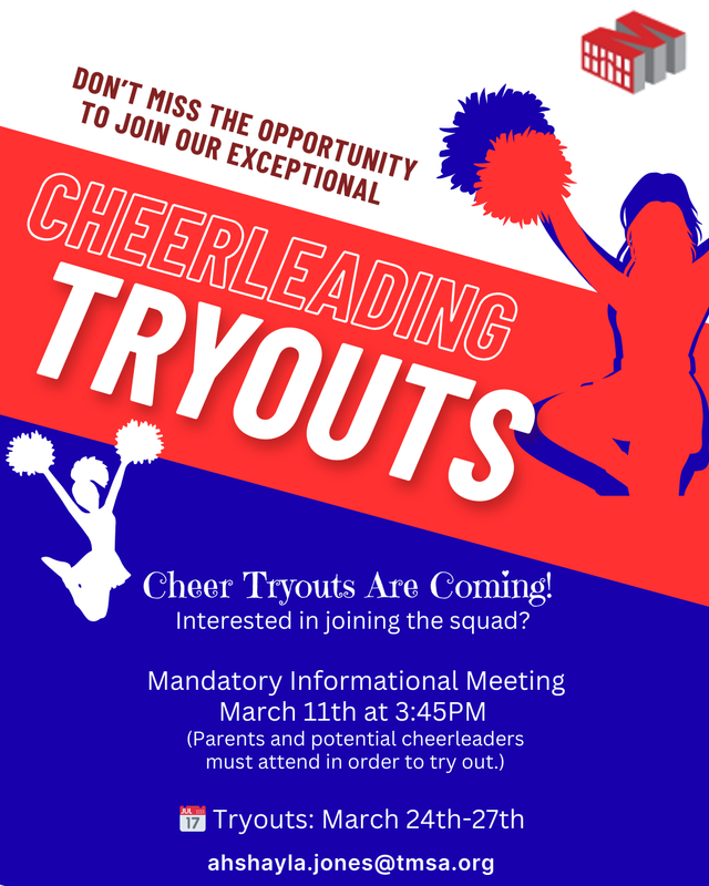 Cheerleading Tryouts on March 11: Rising 4th-8th Grade Scholars Only Featured Photo
