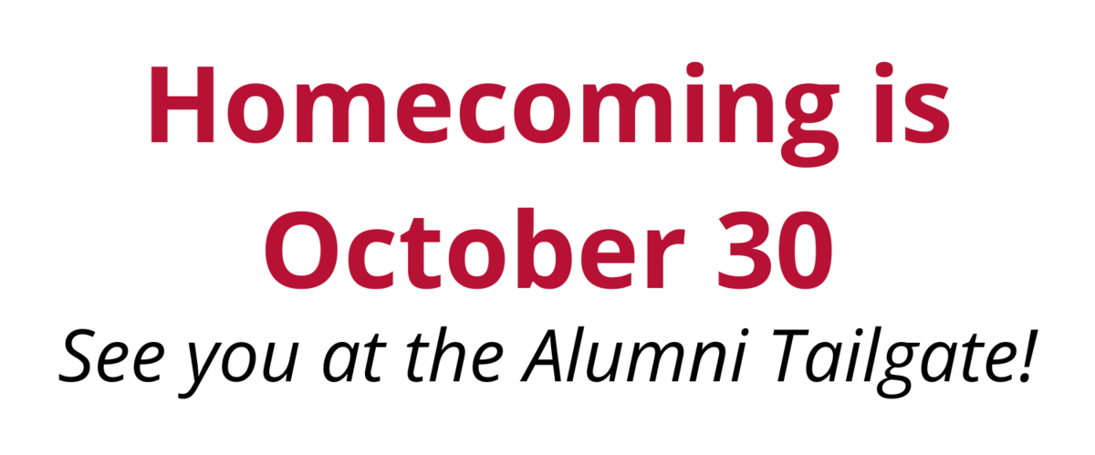 Homecoming is October 30