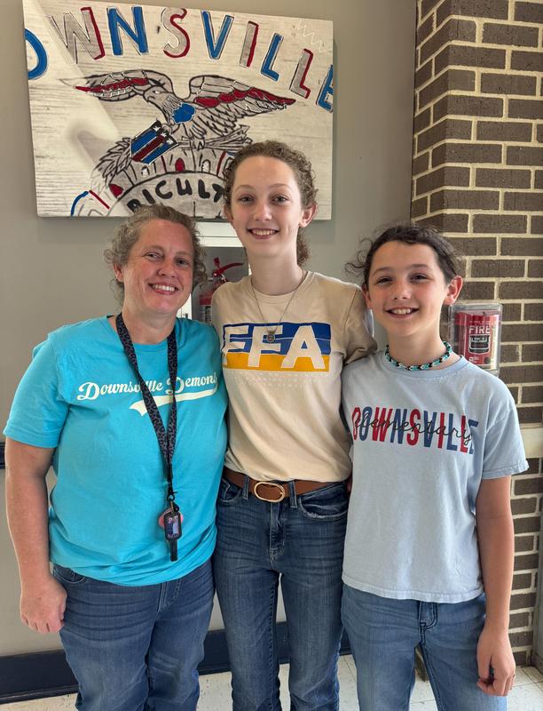 Riley and her family