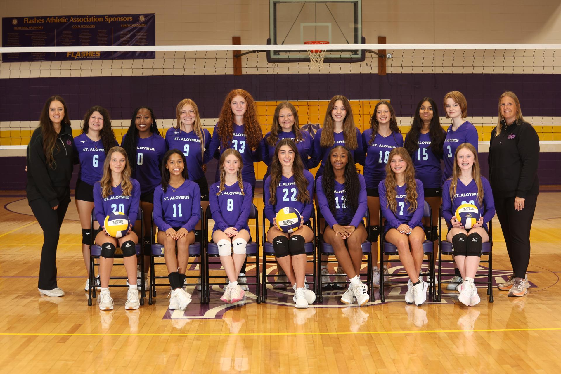 2025-2026 JV volleyball team