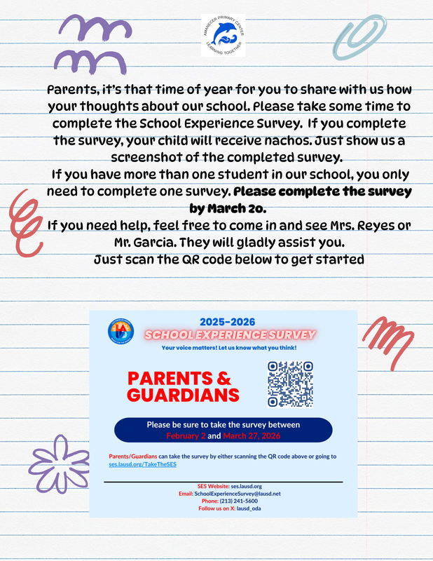 School Experience Survey