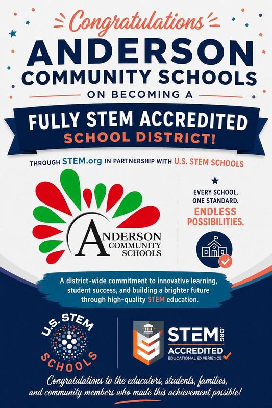 Anderson Community Schools receives district-wide stem accreditation