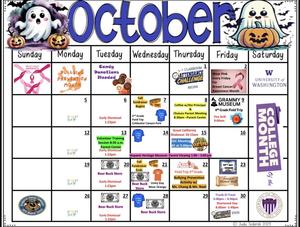 October Calendar