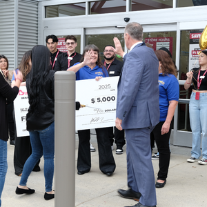 GS Receives Adopt a Classroom Check from Burlington