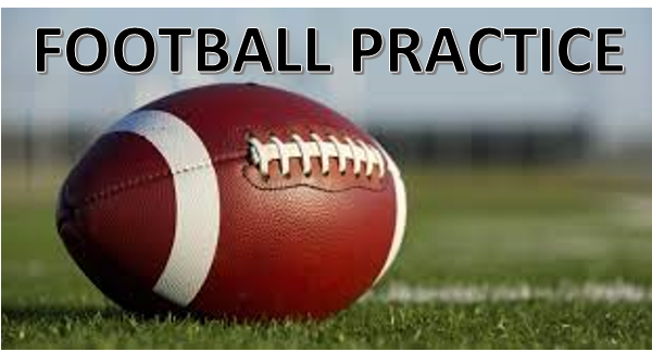 Football Practice for October 5th and 6th
