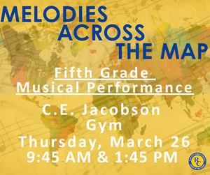 Melodies across the map