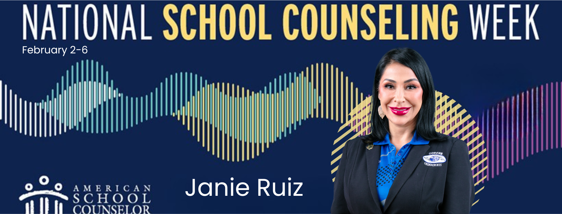 National school counseling week is the week of  February 2-6, 2026.  Thank you Ms. Ruiz.