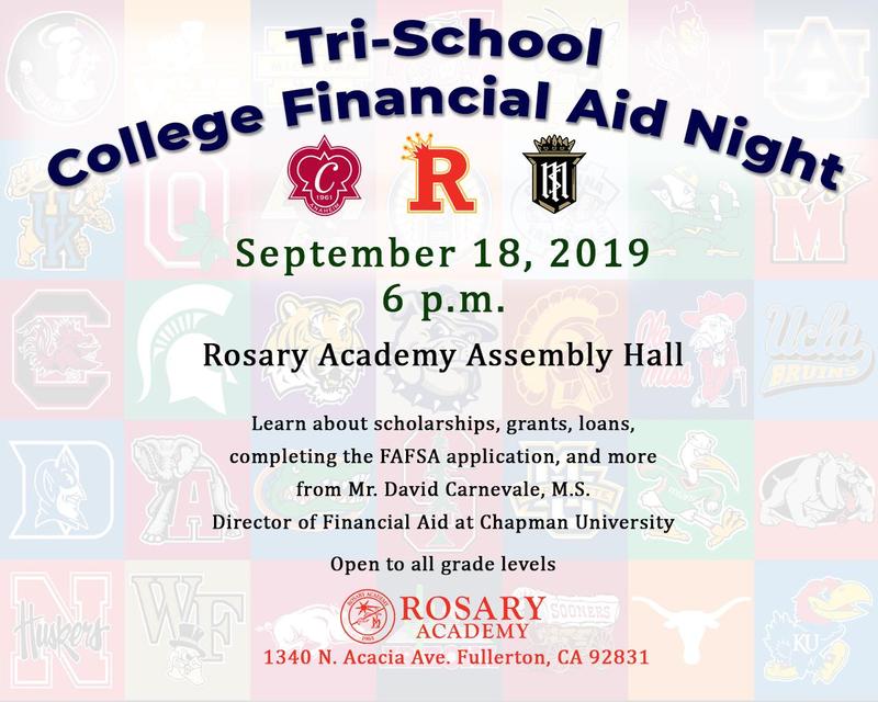 Tri-School College Financial Aid Night Featured Photo