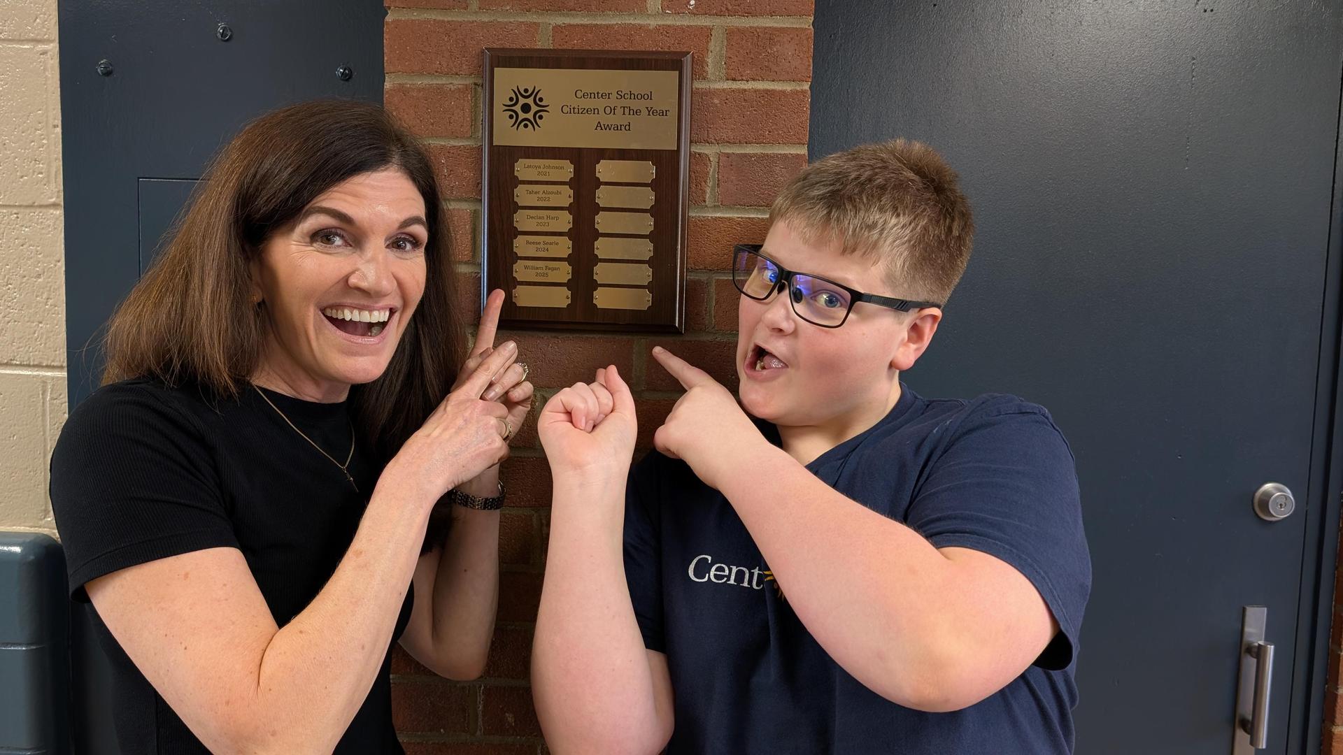 Student who was citizen of year