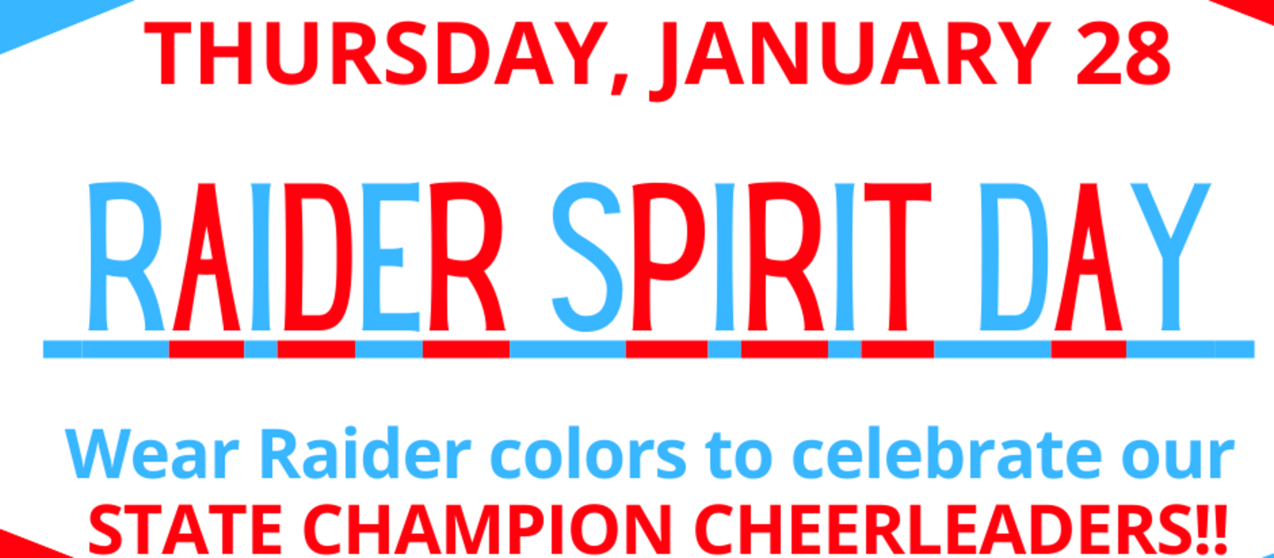 Raider Spirit Day