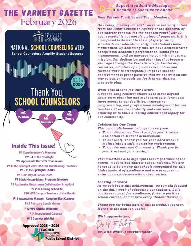 February 2026 District Newsletter Featured Photo