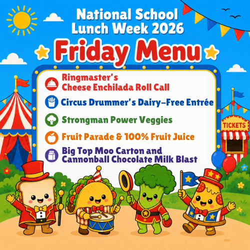 NSLW Friday 10-16-26 Lunch Menu