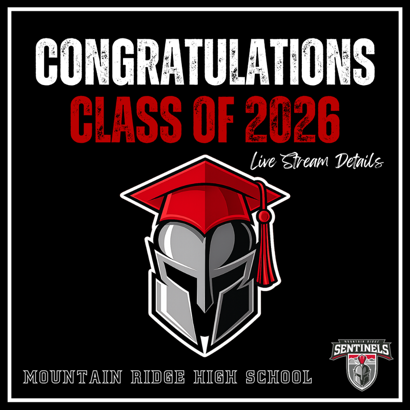 Graduation Live Stream details for the Class of 2026