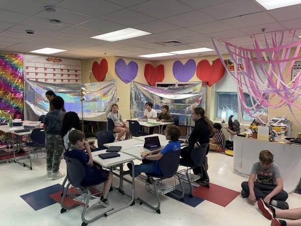 Students in Ms Agee’s 6th grade ELA class celebrated finishing their novel study by escaping from Camazotz!