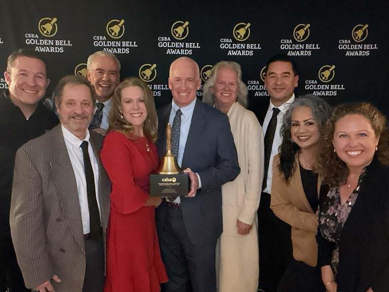 ESCONDIDO UNION HIGH SCHOOL DISTRICT HONORED WITH CSBA GOLDEN BELL AWARD FOR PROFESSIONAL LEARNING EXCELLENCE