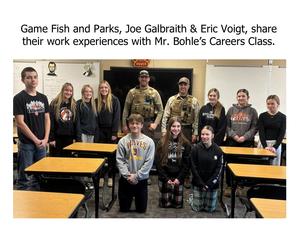 Careers Class visited by Game Fish & Parks
