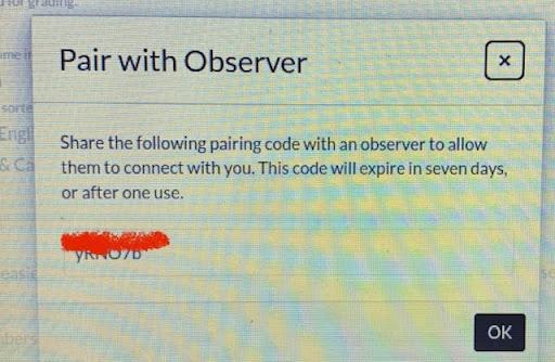 Copy Pairing Code