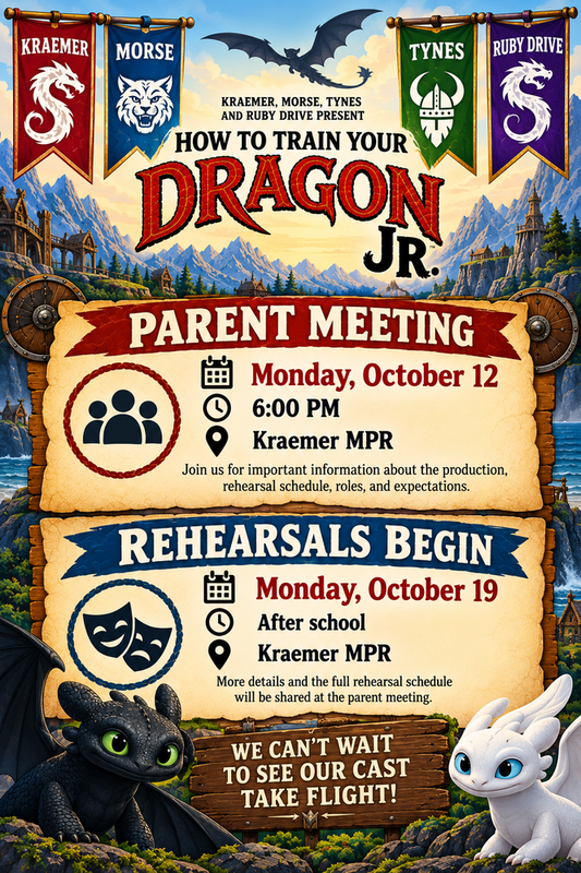 How to Train Your Dragon Rehearsals