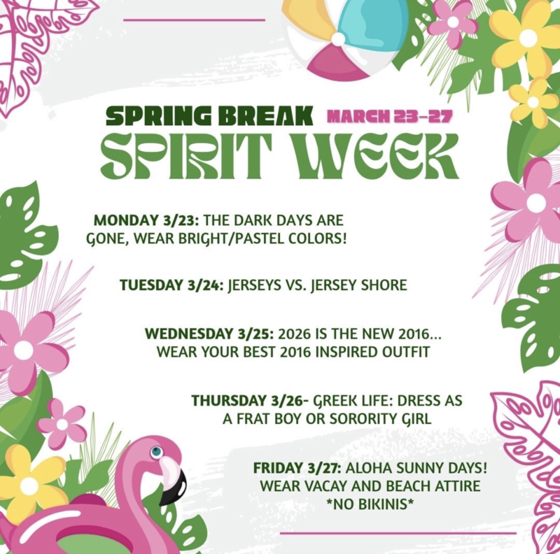 Spring Break Spirit Week!