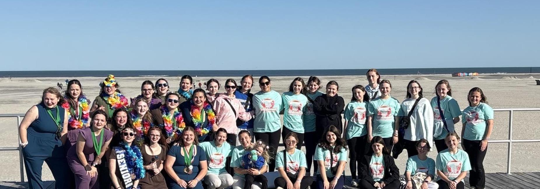 Indoor Twirl and Guard Teams at Wildwood NJ
