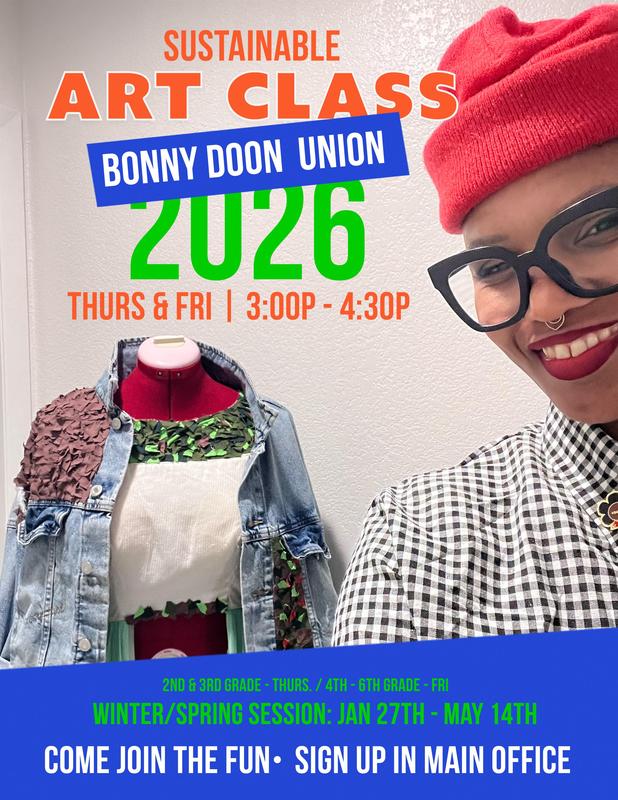 Sustainable Art after-school class for grades 2-6, Thursdays and Fridays Featured Photo